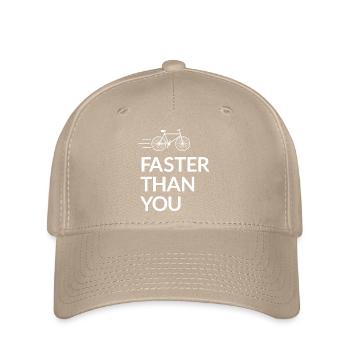 Faster than you - Flexfit Cap - khaki - Front