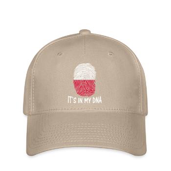 Flagge von Polen T-shirt ist es in meinem DNA-Design - Flexfit Cap - Khaki - Vorne