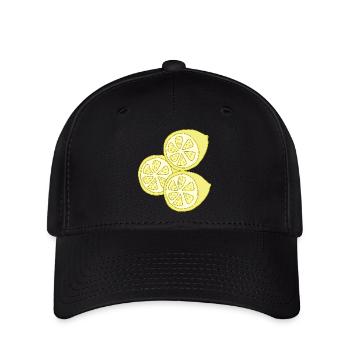 zitronen - Flexfit Cap - Schwarz - Vorne