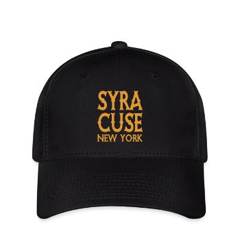 Syracuse - New York - United States of America USA - Flexfit Cap - black - Front