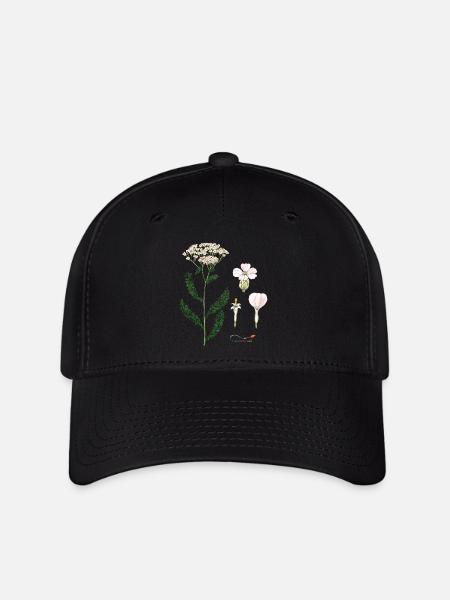Schafgarbe - Flexfit Cap - Schwarz