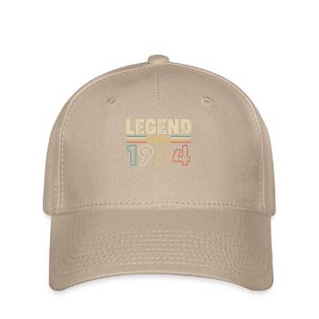 Légende depuis 1984 v2 - 1984 Cadeau d’anniversaire - Casquette Flexfit - kaki - Devant