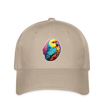 Parakeet Fantasy - Flexfit Cap - khaki - Front