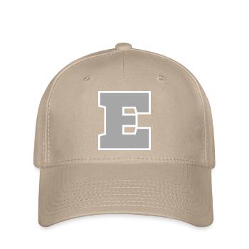 Buchstabe e sport - Flexfit Cap - Khaki - Vorne