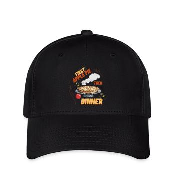 Apple pie before breakfast - Flexfit Cap - black - Front