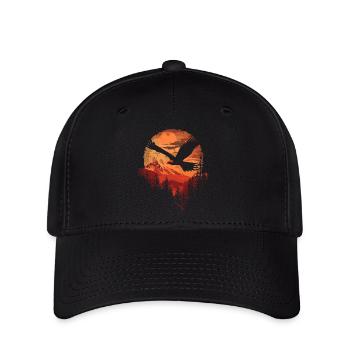 Red Kite Bird of Prey - Flexfit Cap - black - Front