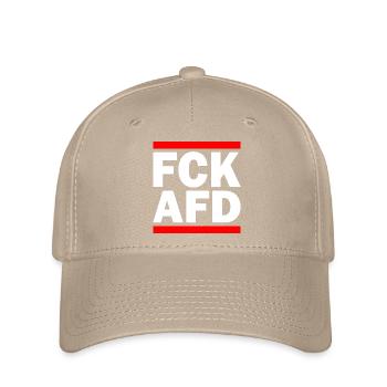 Fuck afd - Flexfit Cap - khaki - Front