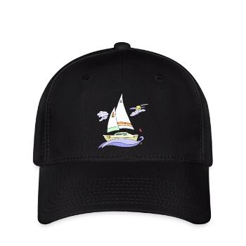 Sailboat - Flexfit Cap - black - Front
