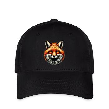 Fuchs - Flexfit Cap - Schwarz - Vorne