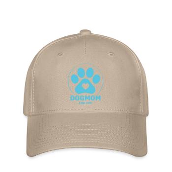 Dog mom for life - Flexfit Cap - khaki - Front