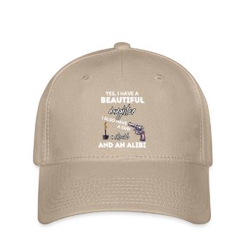 Daughter Gun Shovel Alibi - Flexfit Cap - khaki - Front
