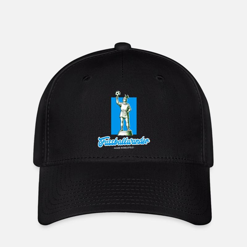 Fußballwunder 2025 Bielefeld Fußballshirt Berlin - Flexfit Cap - Schwarz