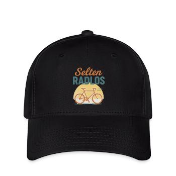 Selten ratlos - Flexfit Cap - Schwarz - Vorne