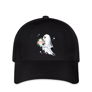 HALLOWEEN Mariée Mignon Fantôme Mariage Fantôme - Casquette Flexfit - noir - Devant