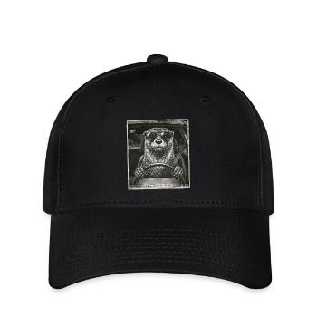 Otter Flashed - Flexfit Cap - black - Front
