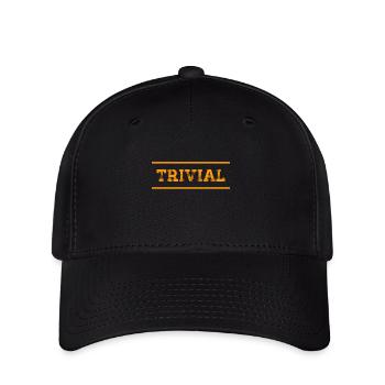 das ist simpel - Flexfit Cap - Schwarz - Vorne