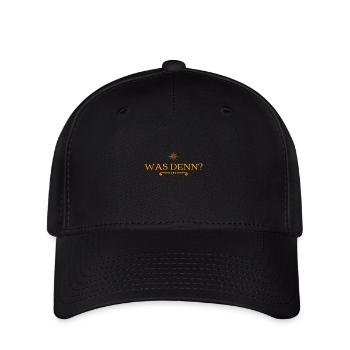 was denn? - Flexfit Cap - Schwarz - Vorne