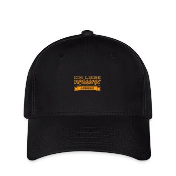 vergessen geht immer - Flexfit Cap - Schwarz - Vorne
