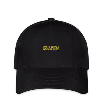 ich habe eine harte Schale - Flexfit Cap - Schwarz - Vorne