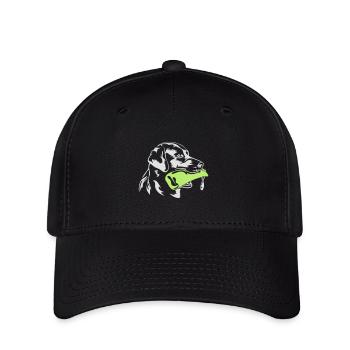 Labrador Retriever apportieren Dummy Wilsigns - Flexfit Cap - Schwarz - Vorne