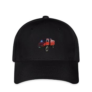 Sapeurs-pompiers Unimog - Camion de pompiers - Pompiers Unimog - Casquette Flexfit - noir - Devant
