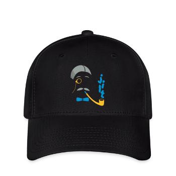 Sir Smoke A Lot - Flexfit Cap - Schwarz - Vorne