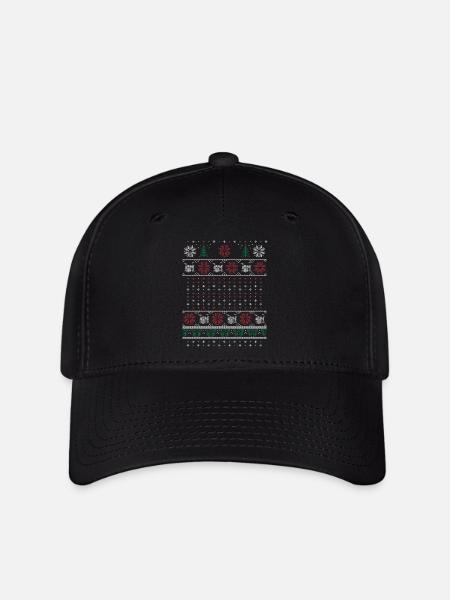 Ugly Xmas Drummer - Flexfit Cap - Schwarz
