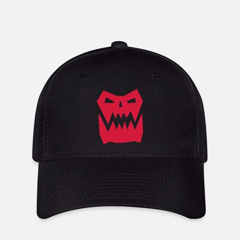 face orc 3 - Casquette Flexfit - noir