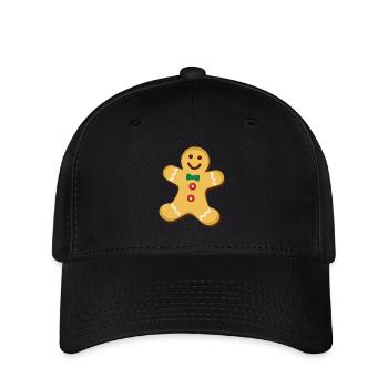 lebkuchenmann - Flexfit Cap - Schwarz - Vorne