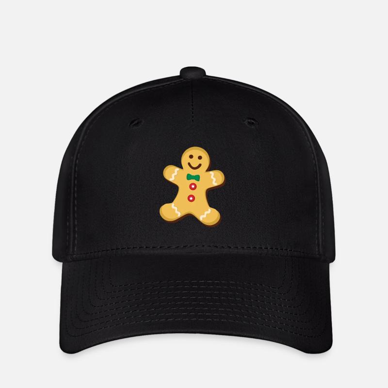 lebkuchenmann - Flexfit Cap - Schwarz