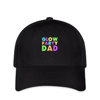 Glühender Party-Vati - Flexfit Cap - Schwarz - Vorne