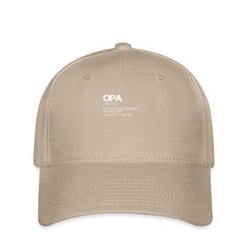 définition OPA comme norme seulement plus frais! - Casquette Flexfit - kaki - Devant
