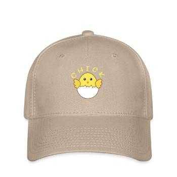 Ostern - Osterei - Kücken- Küken - Süß - Geschenke - Flexfit Cap - Khaki - Vorne