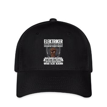 ELEKTRIKER - Faust - Flexfit Cap - Schwarz - Vorne