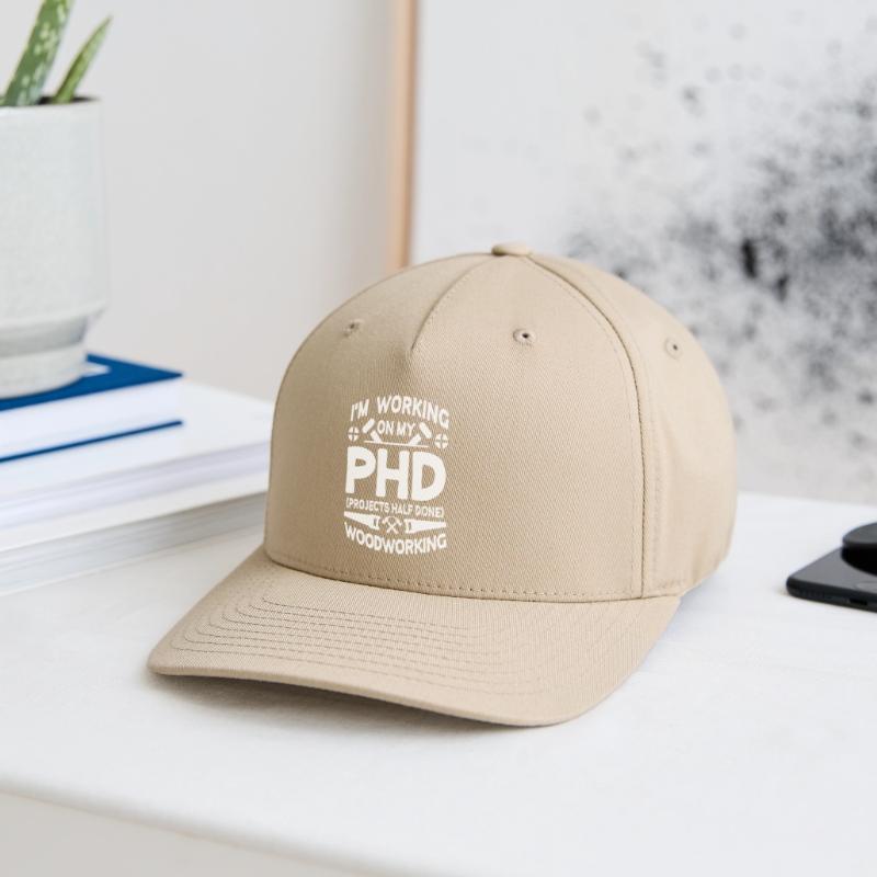 I'm working on PHD Projects half done Woodworking Casquette Flexfit