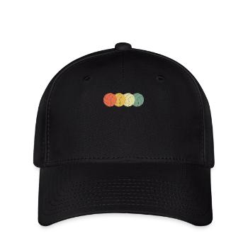 Volleyball 70s retro look - Flexfit Cap - black - Front