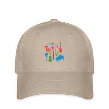 Instruments de musique - Casquette Flexfit - kaki - Devant