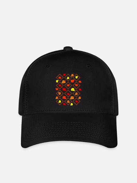 Herbst 4 - Flexfit Cap - Schwarz
