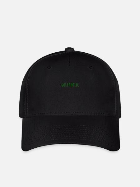 Golf Golfer Golfen witzig Geschenk - Flexfit Cap - Schwarz