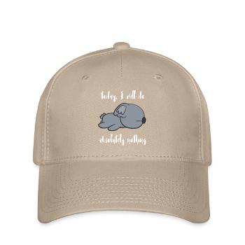 Koala - Koalas - Koala T-Shirt - Faulbär - Faul - Flexfit Cap - Khaki - Vorne