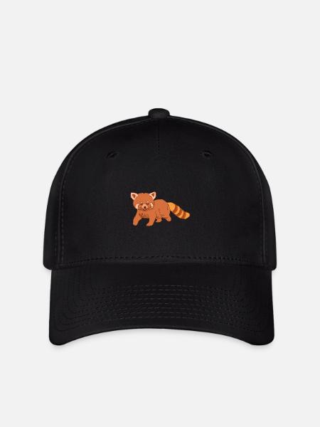 Roter Panda - Flexfit Cap - Schwarz