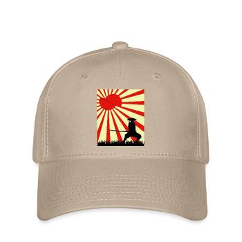 Mond Scheibe Samurai - Flexfit Cap - Khaki - Vorne