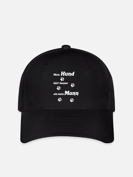 Hundeliebe - Flexfit Cap - Schwarz