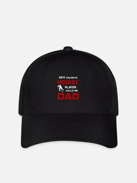 Hockey DAD Ice Hockey - Flexfit Cap - black