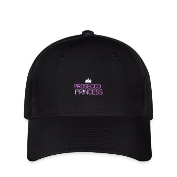 Prosecco Prinzessin - Flexfit Cap - Schwarz - Vorne