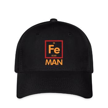 Éléments de nerd de la science - Casquette Flexfit - noir - Devant