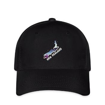 Nouvelle-Zélande - Casquette Flexfit - noir - Devant