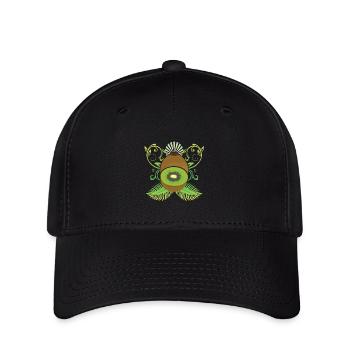 Kiwi - Casquette Flexfit - noir - Devant