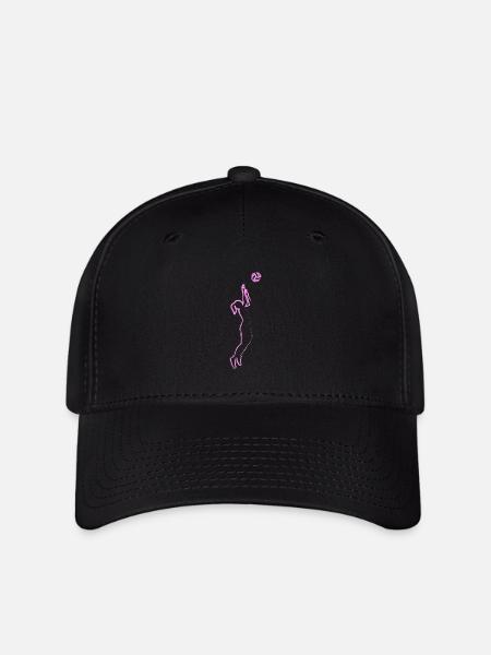 Volleyball Girl - Flexfit Cap - Schwarz