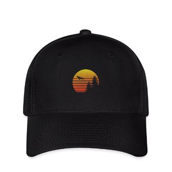 Aigle vintage - Casquette Flexfit - noir - Devant
